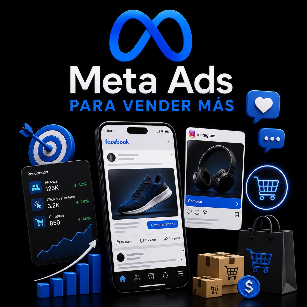 Servicio de Meta Ads para generación de demanda
